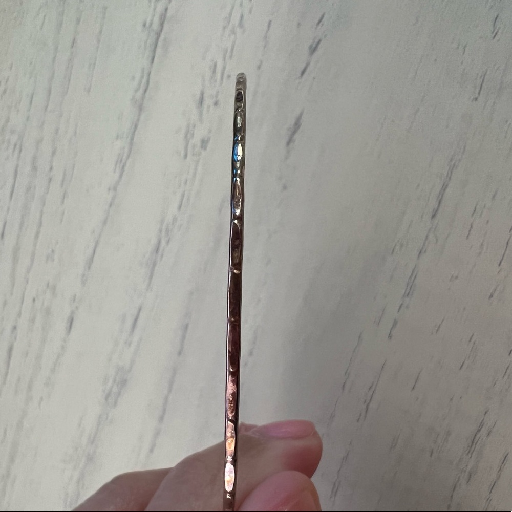 Copper bangle bracelet